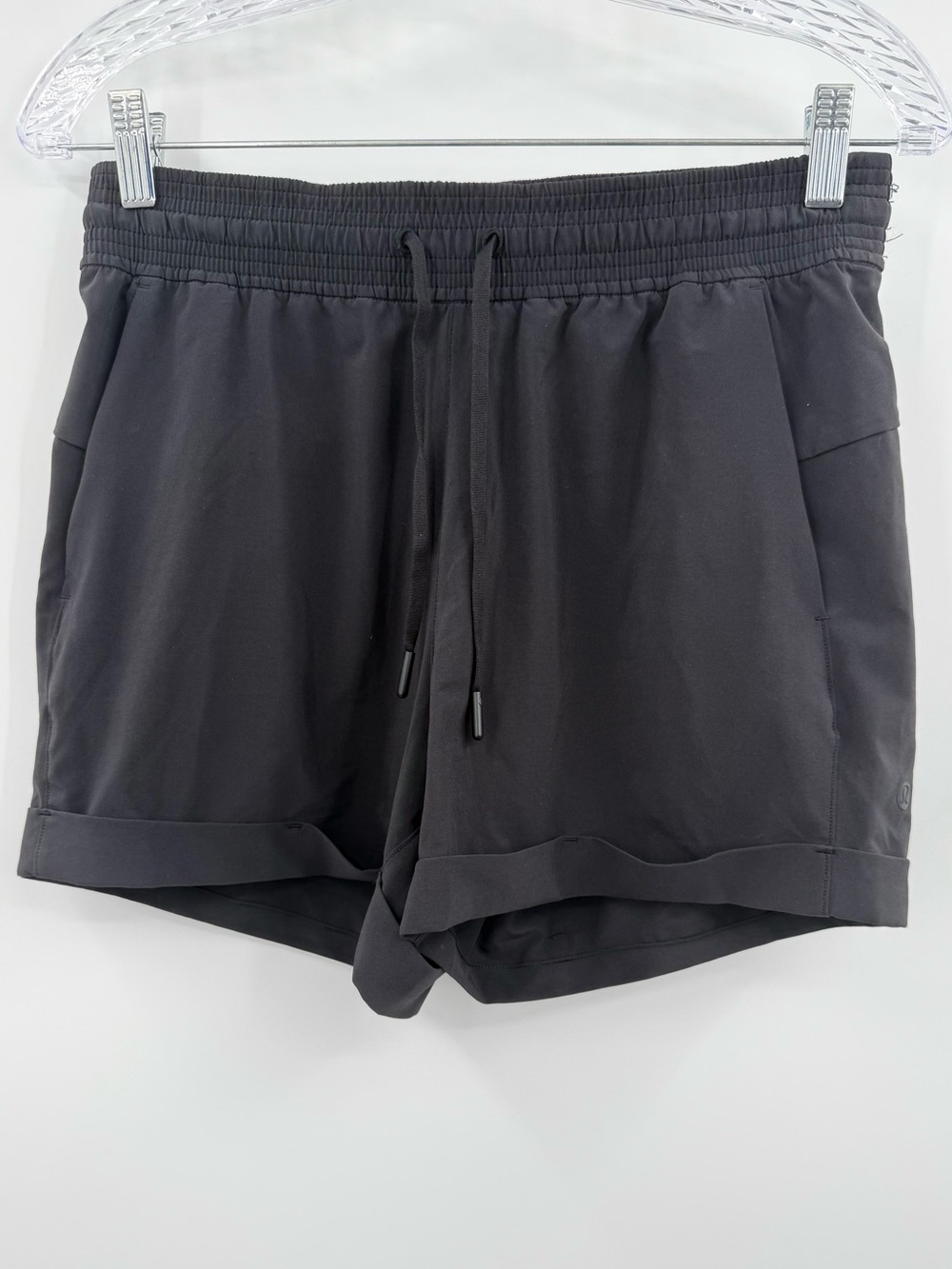 Lululemon Spring Break Away Short *4-way Stretch 3" Size 6 Black